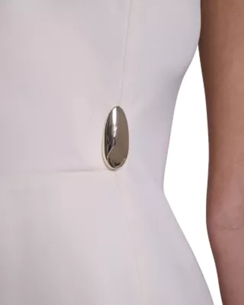 Sleeveless Fit & Flare Midi Dress