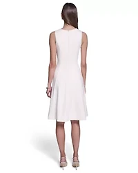 Sleeveless Fit & Flare Midi Dress