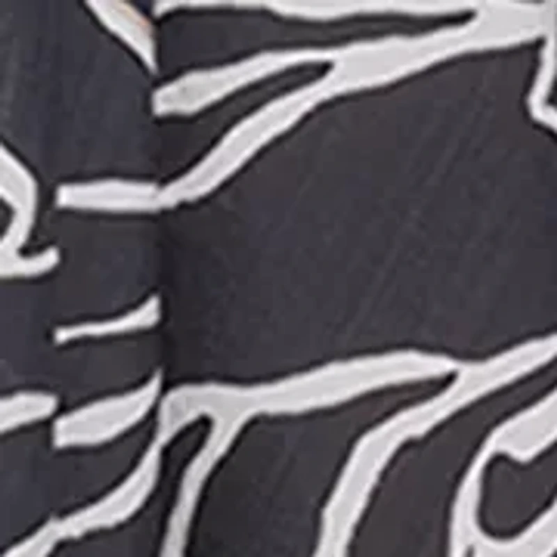 Women's Printed Midi Shirt Dress