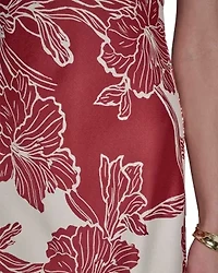 Floral Sleeveless V-Neck Maxi Dress
