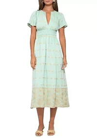 Women's Odessa Embroidery Midi Dress