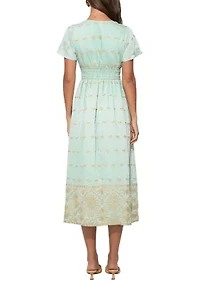Women's Odessa Embroidery Midi Dress