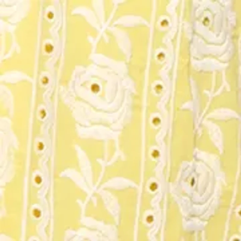Women's Hazel Halter Floral Embroidery Midi Dress