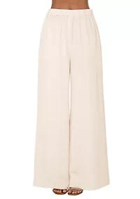 Women's Iris Textured Satin Pants