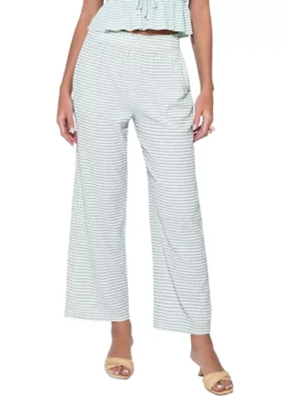 Women's Serenity Gingham Cropped Pants