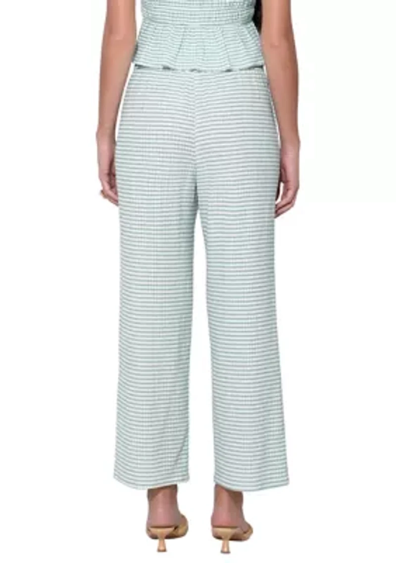 Women's Serenity Gingham Cropped Pants
