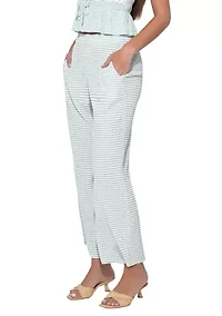 Women's Serenity Gingham Cropped Pants