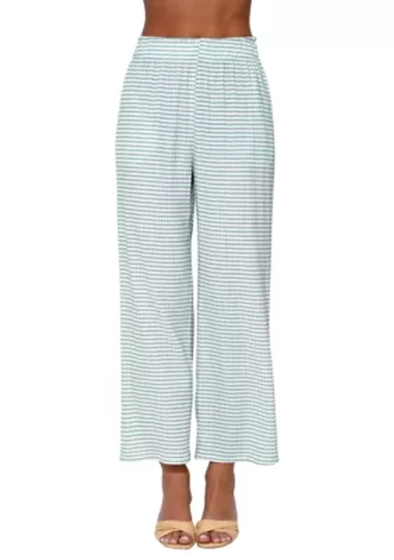 Women's Serenity Gingham Cropped Pants
