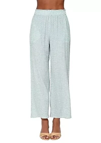 Women's Serenity Gingham Cropped Pants