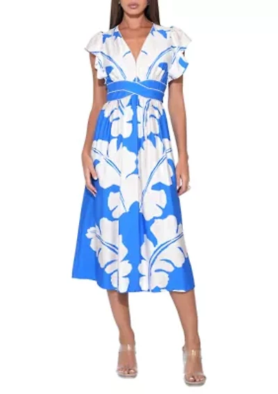 Women's Printed A-Line Dress