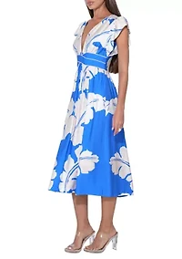 Women's Printed A-Line Dress