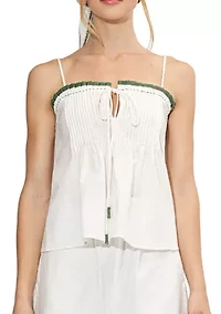 Women's Isabella Pintucked Cami Top