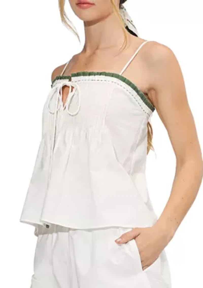 Women's Isabella Pintucked Cami Top