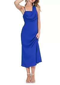Women's Drea Asymmetrical Cowl Neck Maxi Dress