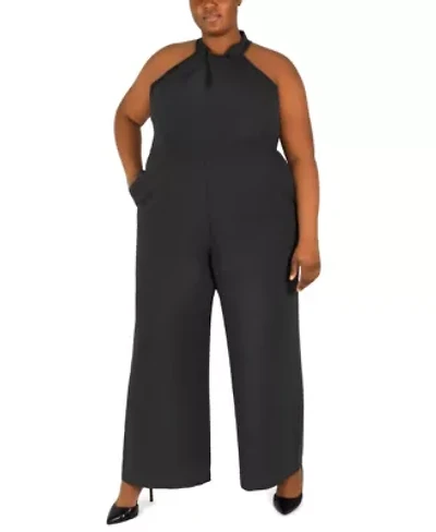 HALTER KNOT JUMPSUIT