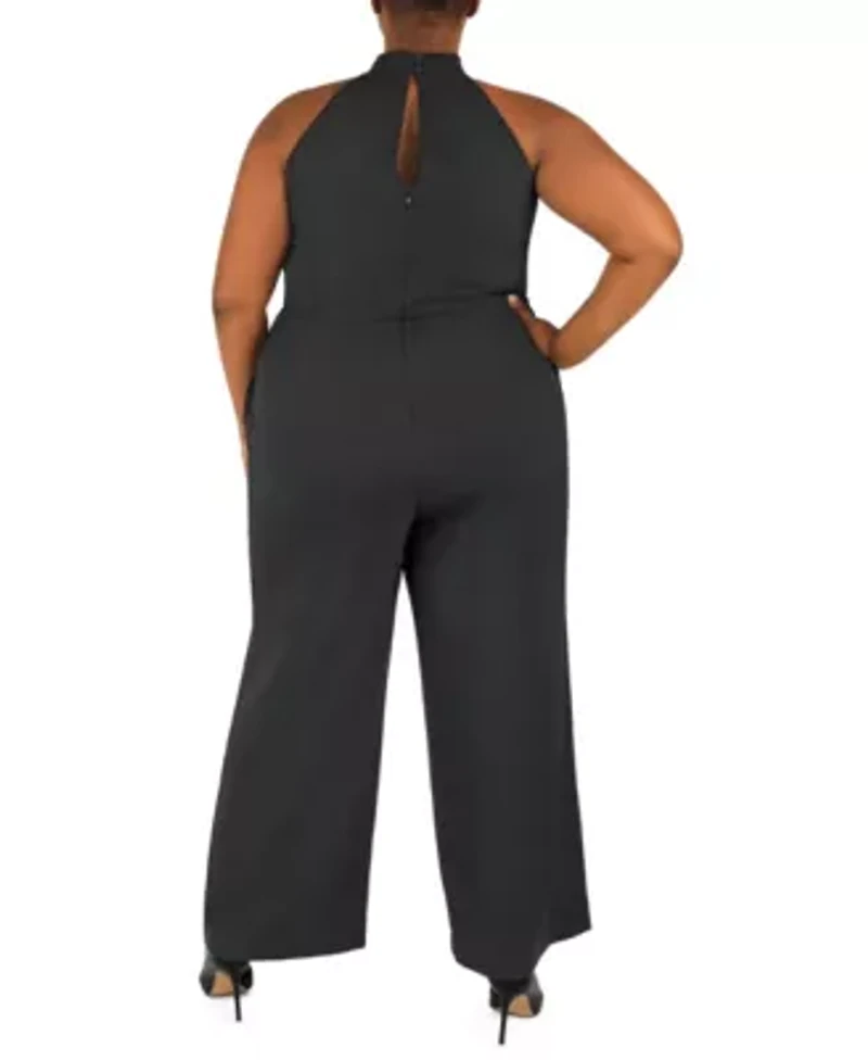 HALTER KNOT JUMPSUIT