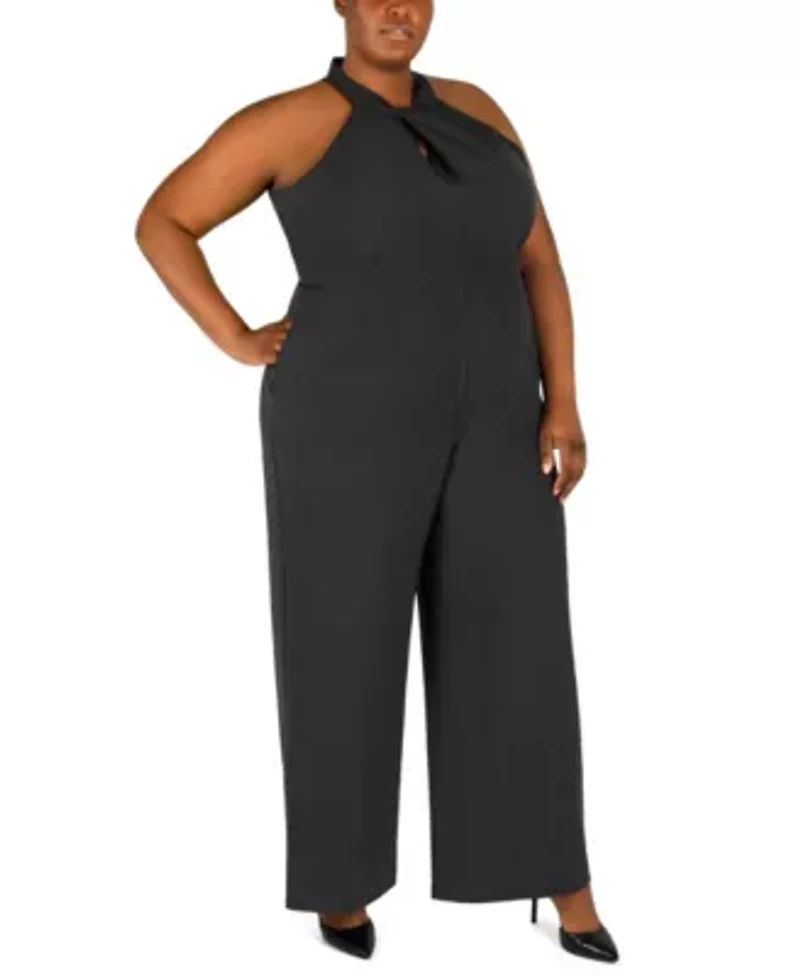 HALTER KNOT JUMPSUIT