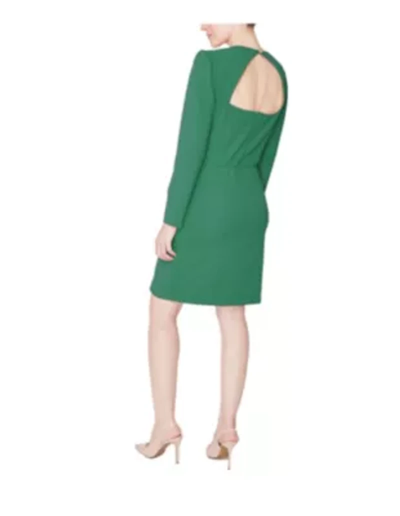 LS ROUND NECK SHORT DRESS