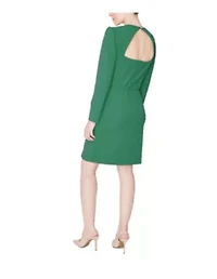 LS ROUND NECK SHORT DRESS