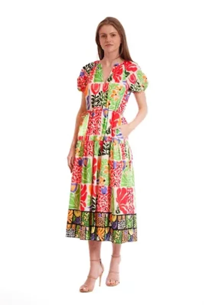 S SLV TIERED MAXI DRESS
