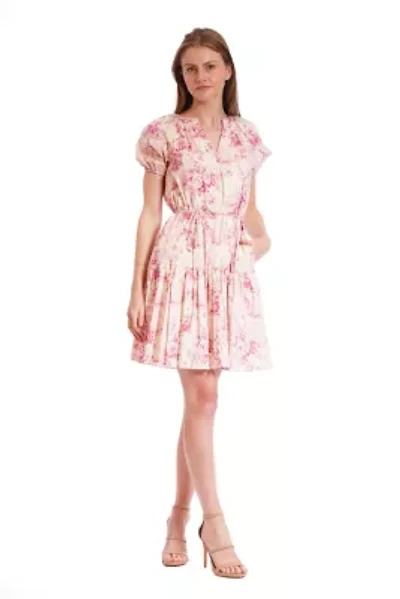 PRINTED POPLIN DRESS