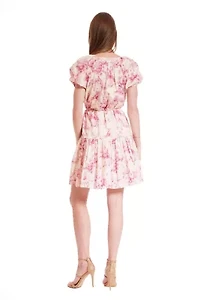 PRINTED POPLIN DRESS