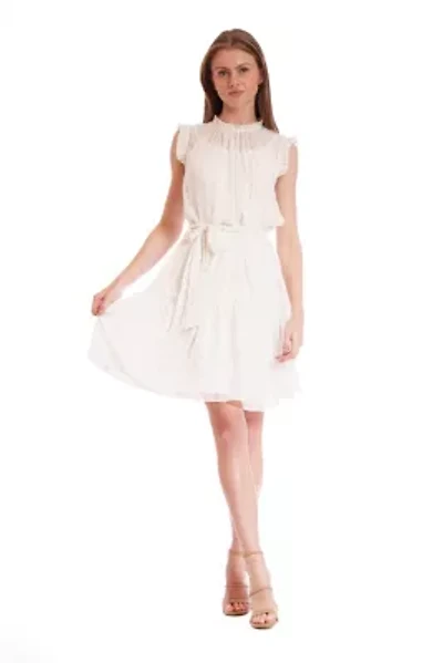 HIGH NECK TIERED DRESS
