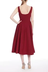 Boat Neck Midi