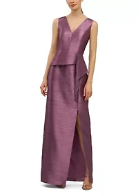 Women's Octavia Column Gown