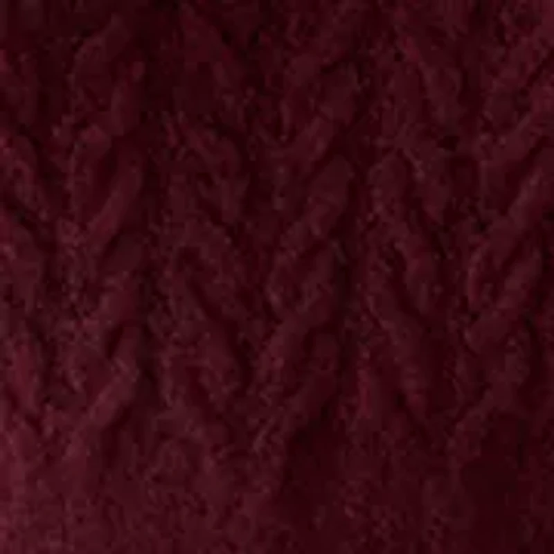 Women's Mock Neck Printed Sweater Dress