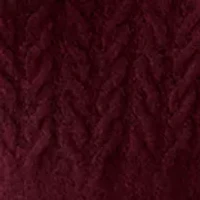 Women's Mock Neck Printed Sweater Dress