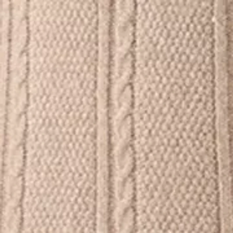 Women's Mock Neck Intarsia Sweater Dress