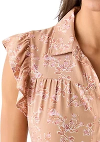 Button Down Mini Shirtdress