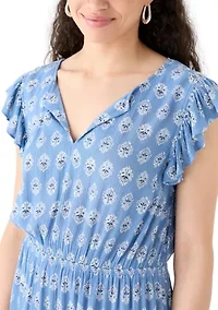 Women's Ruffle Tiered Midi Dress