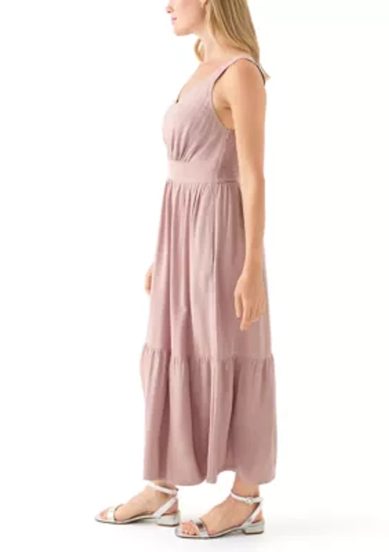 Women's Ruffle Hem Midi Dress