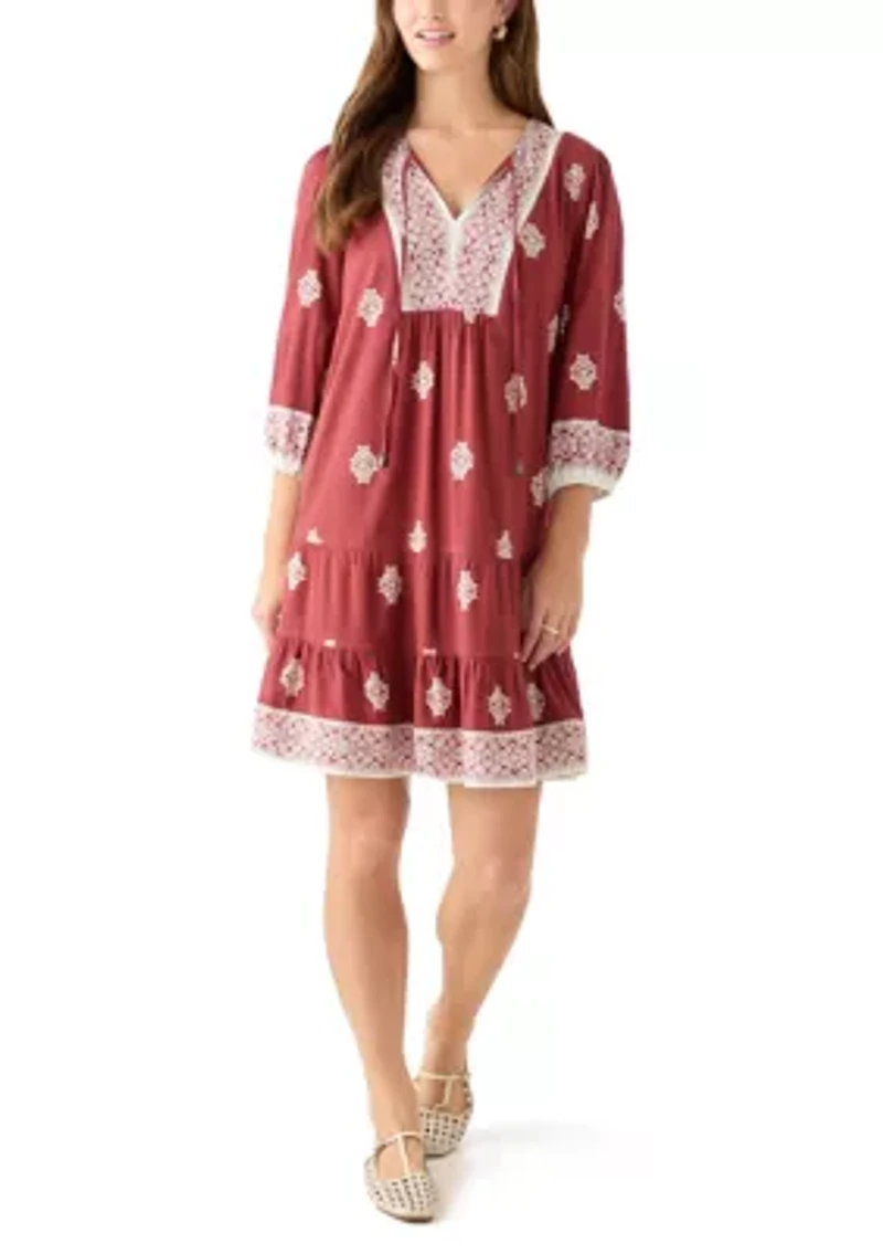 Peasant Mini Dress