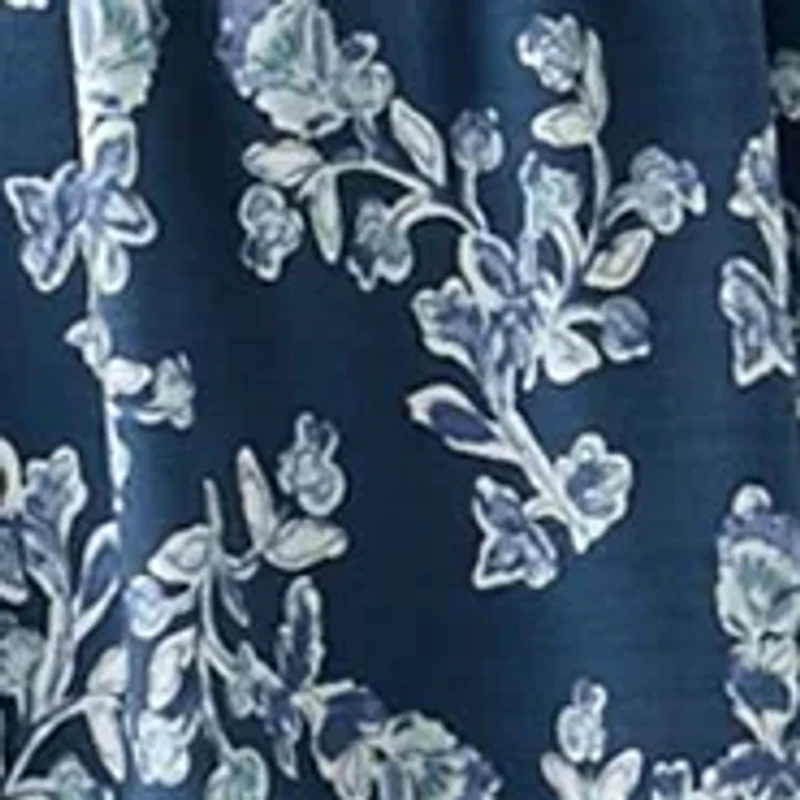 Women's Flutter Sleeve Printed Midi Dress