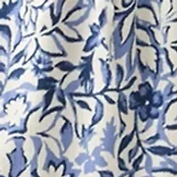 Women's Mandarin Collar Floral Midi Dress