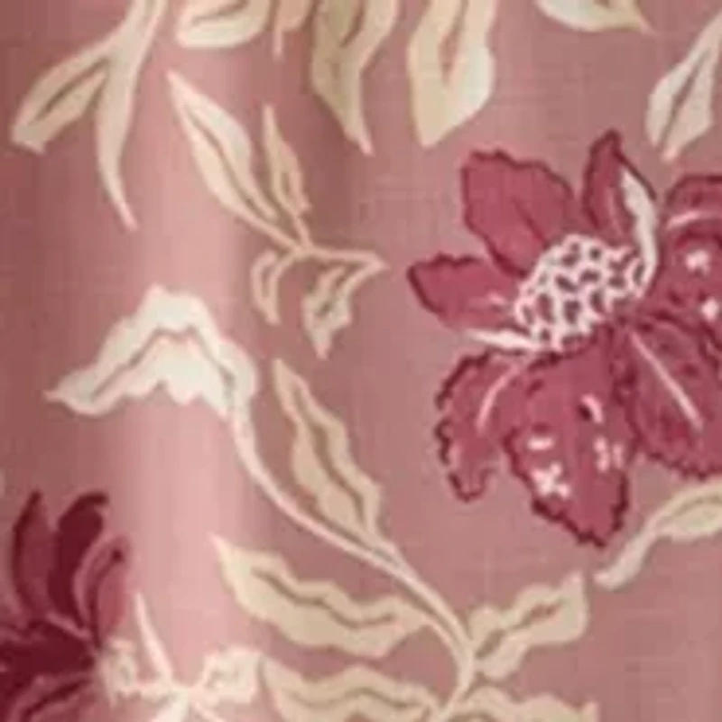 Women's Mandarin Collar Floral Midi Dress