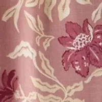 Women's Mandarin Collar Floral Midi Dress