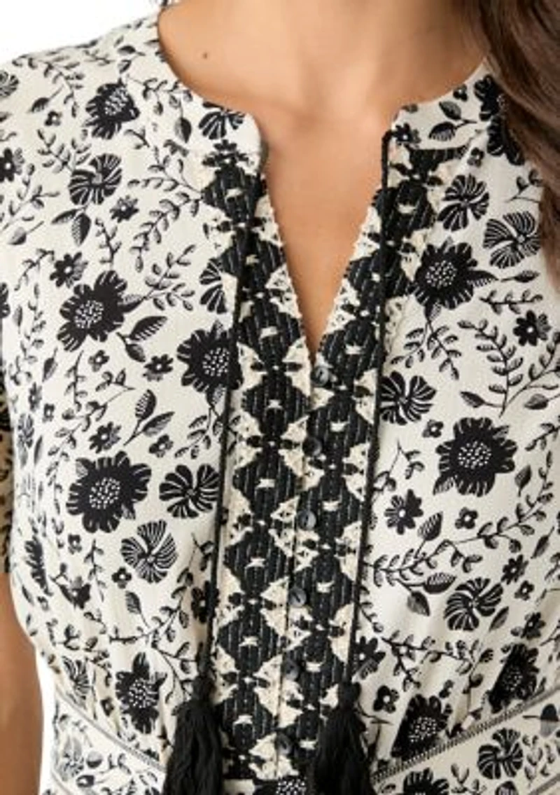Women's Printed Shirtdress