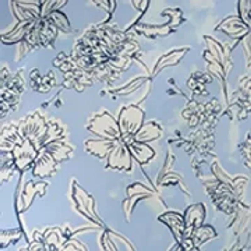 Women's Tie Front Floral Midi Shirtdress