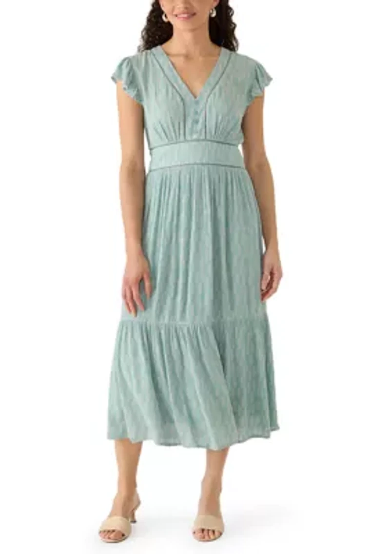 Women's Sleeveless Printed Maxi Dress
