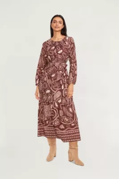 Mosaic Printed Maxi Dress