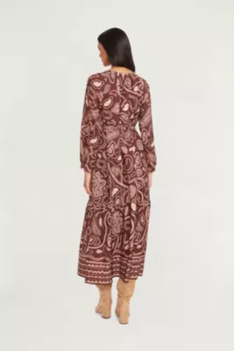 Mosaic Printed Maxi Dress