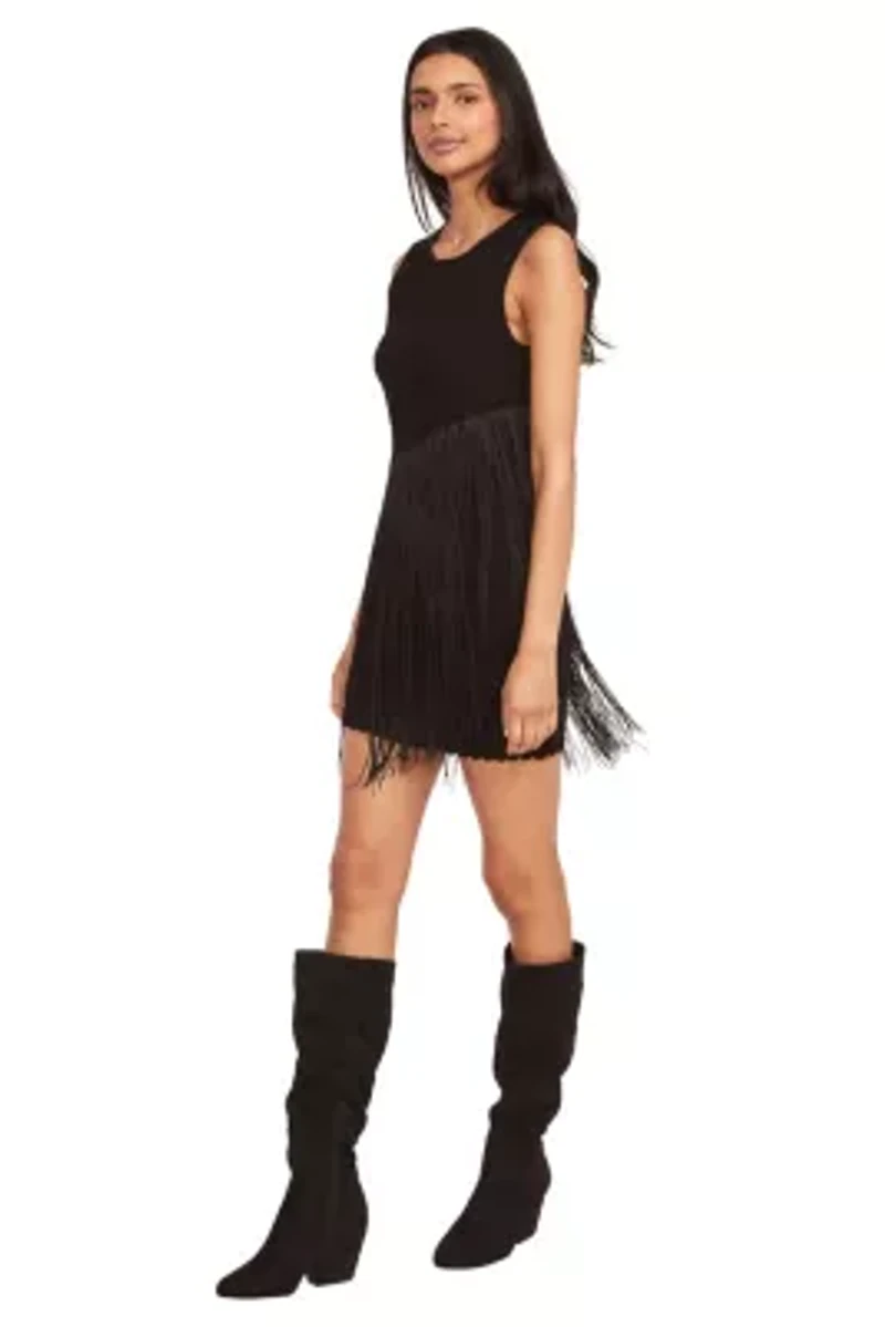 Sleeveless Fringe Dress