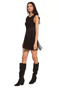 Sleeveless Fringe Dress