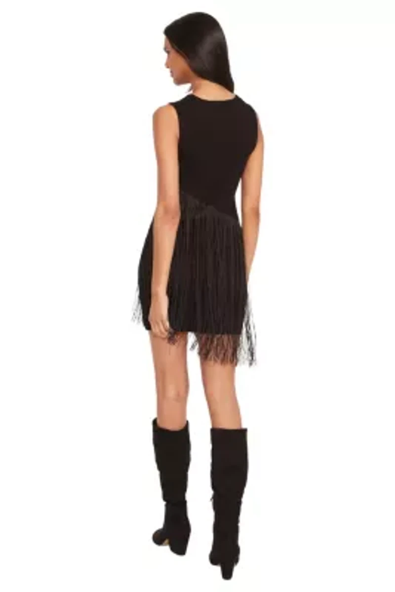 Sleeveless Fringe Dress