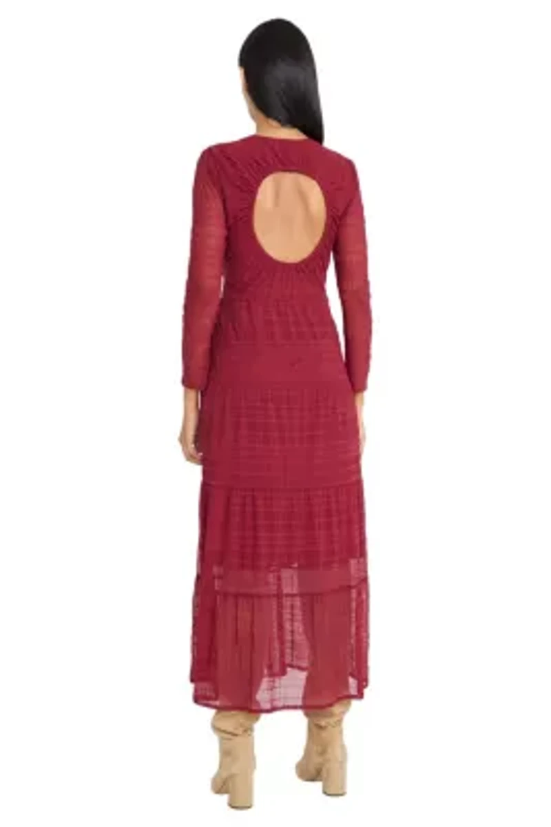 Open Back Maxi Dress