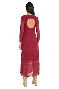 Open Back Maxi Dress